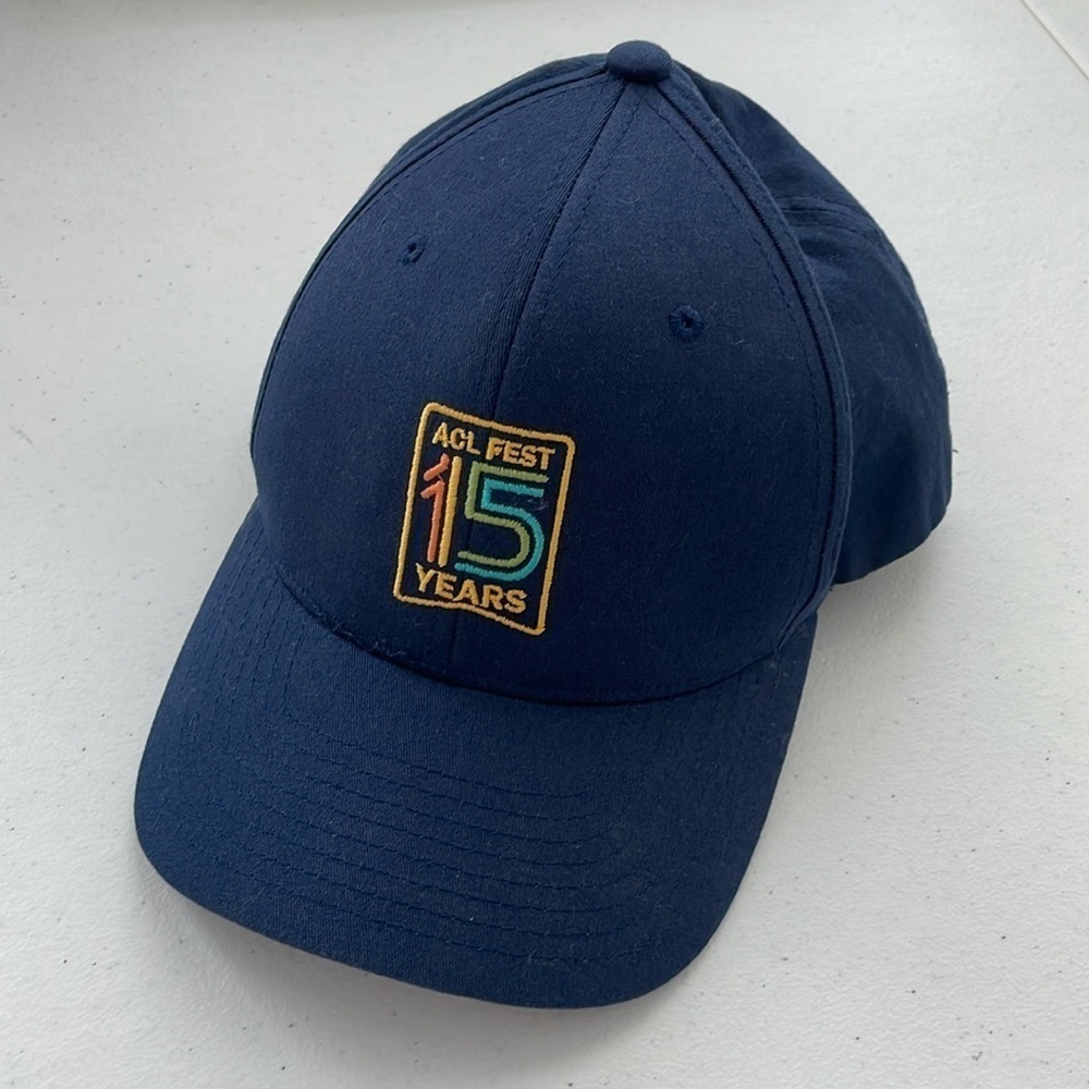 Austin City Limits ACL Music Festival 15 Yr Anniversary Fitted Hat Mens L - XL